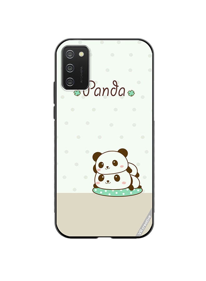 VR CREATIVE Protective Case Cover For Samsung Galaxy A02s Panda Design Multicolour - Image 1