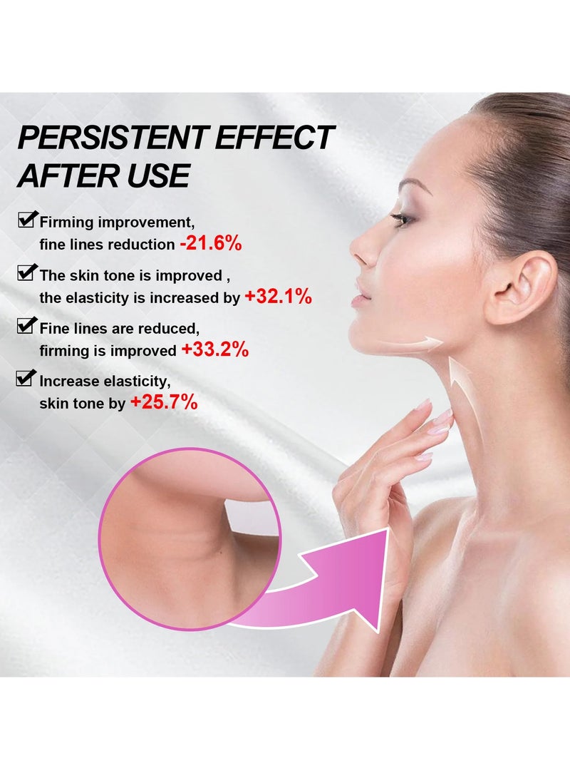EELHOE Facial Repair Cream, Neck Wrinkle Remover Cream, Whitening Brightening Anti Ageing Skin Tightening Cream, Moisturizing Neck Firming Cream Lotion, Repair Cream For Face, Chest, Neck - Image 3