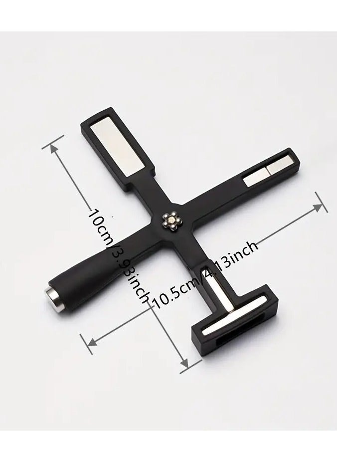 LANGMANNI - 2023 New Cross-Shaped Strong Magnet Multi-Functional Nail Art Tool - Easy to Use for Cat Eye Nail Polish Glue Iron Stone - Unscented and Durable Accessories for Nail Artists - Image 1