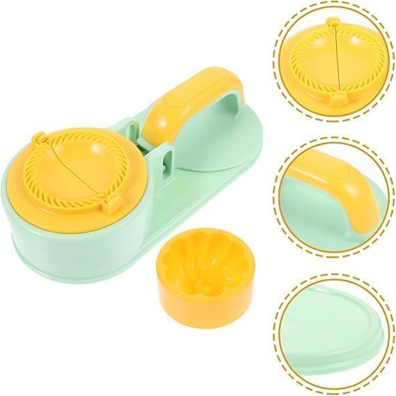 KHODIFY Khodify Dumpling Maker 3 in 1 Momo Maker Gujiya Maker Machine Momos Maker Machine Kajjikayalu Karanji Maker Samosa Maker Skin Press Mould for Ghughra with Dumpling Puri Maker  - Image 4