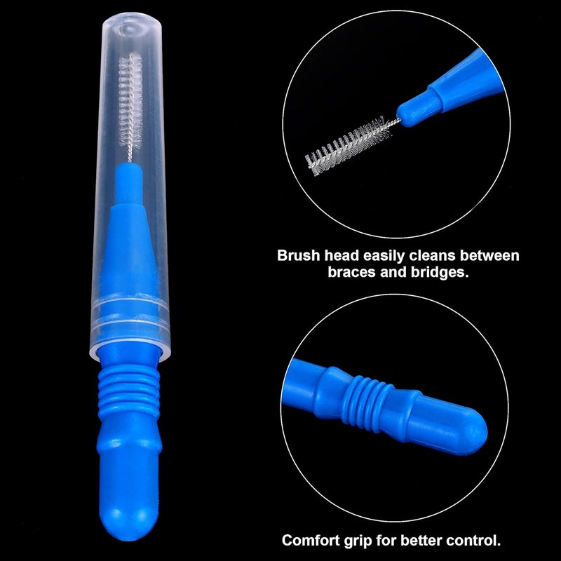 BBTO 100 قطعة فرشاة أسنان بين الأسنان لتنظيف الأسنان - Image 4