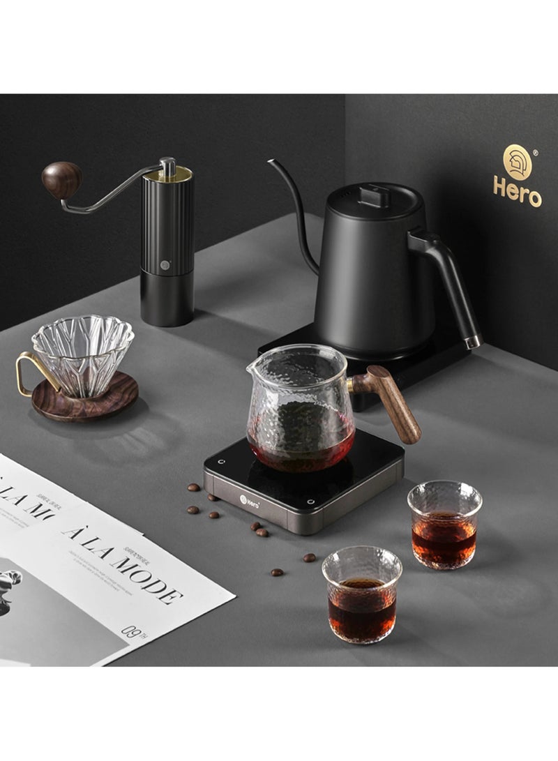 زيروهيرو صندوق هدايا مجموعة تحضير القهوة من زيرو هيرو Hero Z3Pro Advanced -باللون الأسود - Image 4