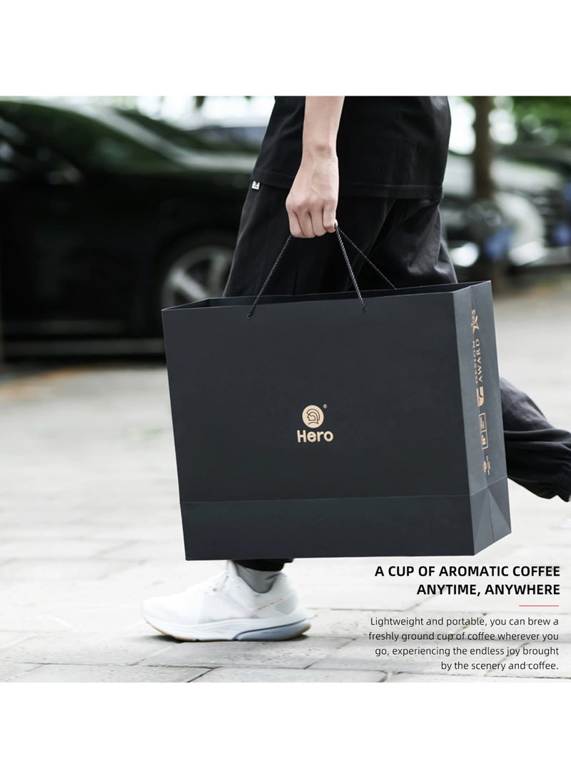 زيروهيرو صندوق هدايا مجموعة تحضير القهوة من زيرو هيرو Hero Z3Pro Advanced -باللون الأسود - Image 5