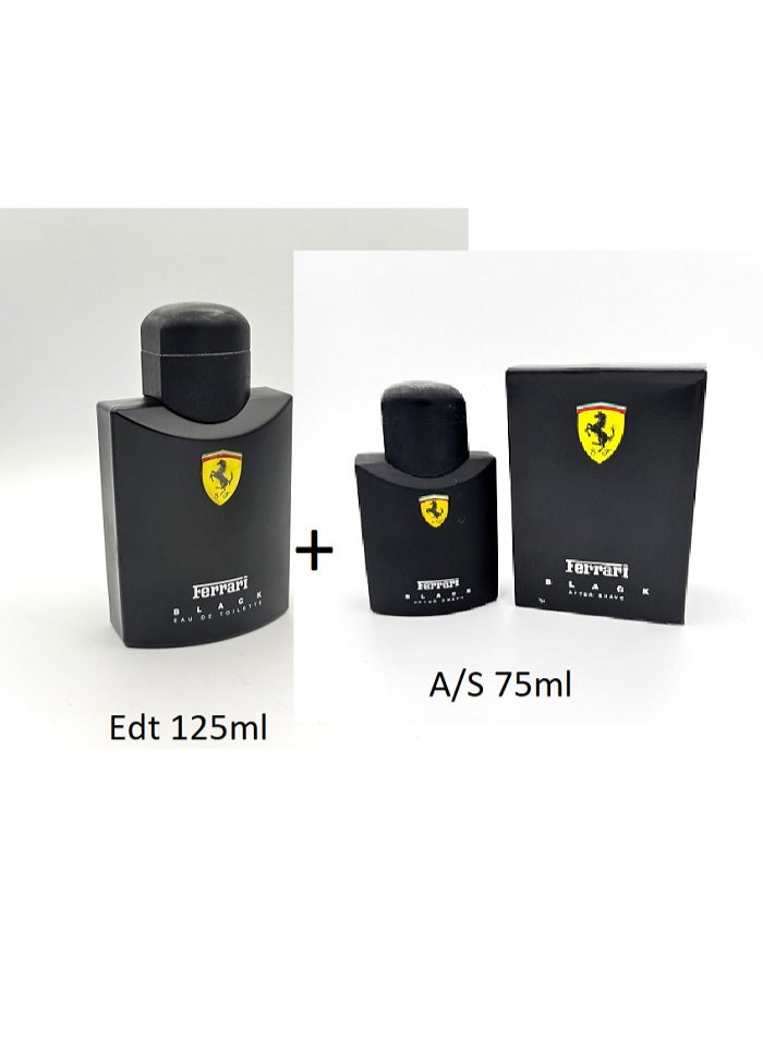 فيراري أوريجنال بلاك طقم هدية أو دو تواليت ١٢٥ مل + أفتر شيف ٧٥ مل مجموعة عطور نادرة