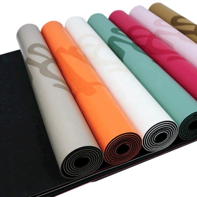 Y&D Good Price PU Rubber Yoga Mat 5mm Body Line Mat PU Leather Travel Eco Friendly Anti-Slip Printed PU Yoga Mat + Bath Mat Option - Image 4