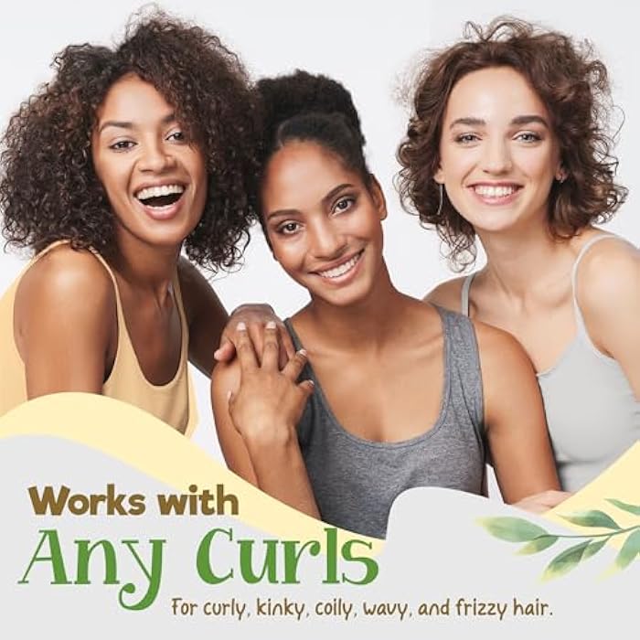 Curly Chic Rice Water Remedy Strengthening Condish - Ultra-Moisturizing, Protein-Balanced, Ayurvedic Herbs, Sulfate & Paraben-Free - Repairs & Protects Hair, Prevents Breakage & Split Ends - 8 fl oz - Image 5