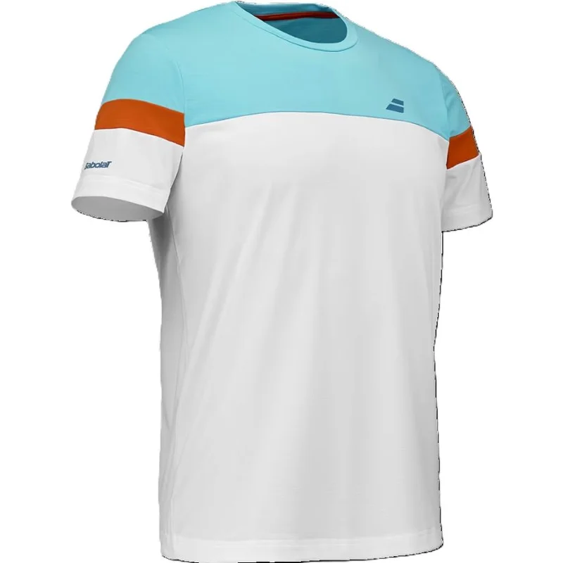 بابولات BABOLAT PADEL TSHIRT PADEL, 6MS26013, WHITE, L