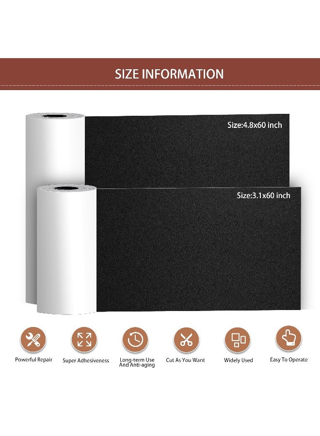 Besezx Leather Repair Patch Tape Kit Self Adhesive Leather Repair for Furniture Couch Sofa Car SeatsOffice ChairVinyl Repair Kit31inx60in  - Image 2