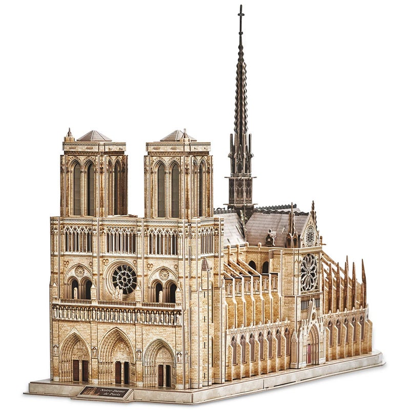 CubicFun 3D Puzzles for Adults Large Notre Dame de Paris 3D Puzzle HalfOpening Architecture Enjoy Interior Views Anniversary Puzzle 293 Pieces Valentine Gift - Image 4