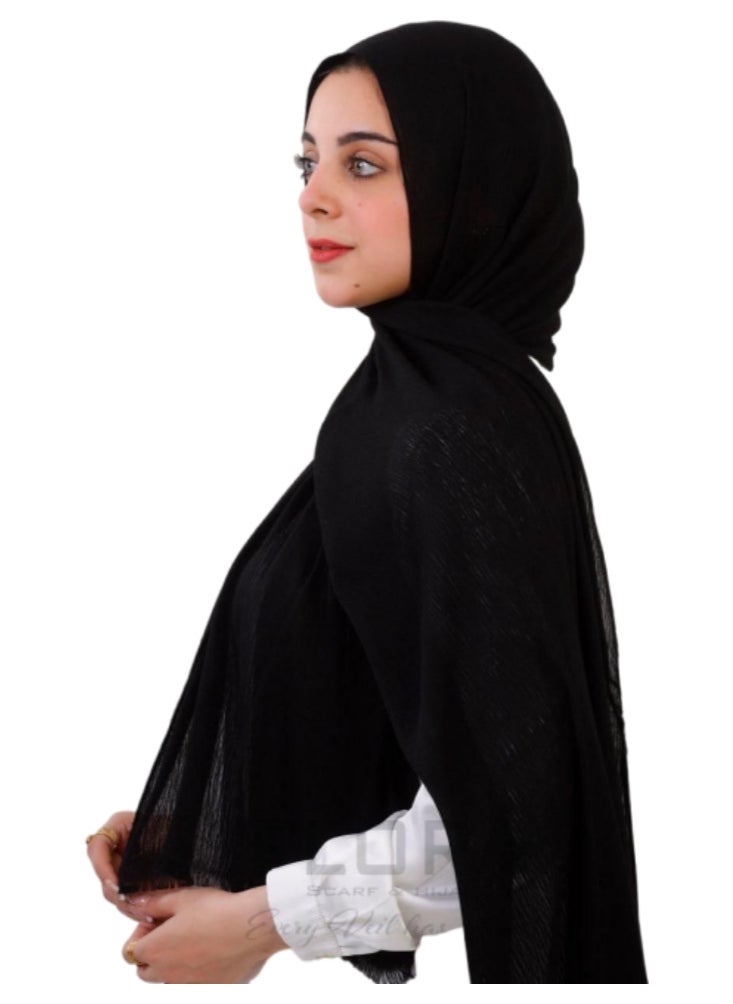 Generic - Plain Modal Shawl 100% Cotton | Size 2 m x 75 cm | Soft and light material for veiled women - Multiple colors - Image 1