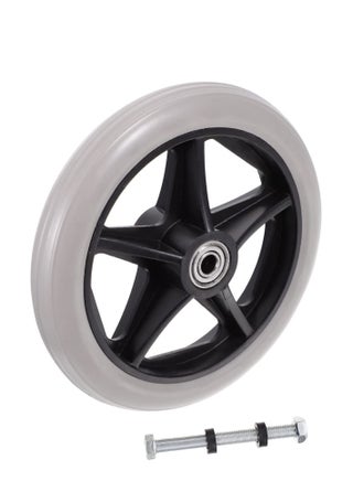 6 Inch Solid Black Caster Wheel Replacement Parts for Wheelchairs Rollators Walkers Disabled Anti-Slip Rubber Wheels Wheelchair Accessory Harness -for Automotive Truck RV Boat Motorcycle - pzsku/Z426A5FDF9F0A5A27D3C7Z/45/_/1696743071/199a1f45-80f2-4107-bcd8-705601b857cf