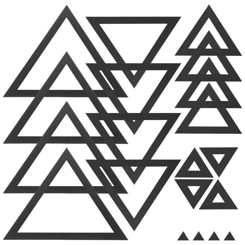 40 pcs Triangular Combination Sticker Triangular DIY Wall Stickers - Image 3