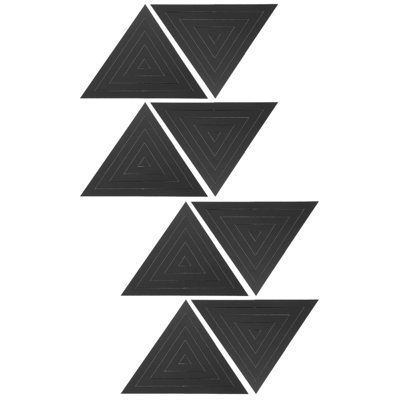 40 pcs Triangular Combination Sticker Triangular DIY Wall Stickers - Image 1