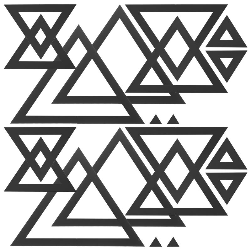 40 pcs Triangular Combination Sticker Triangular DIY Wall Stickers - Image 2