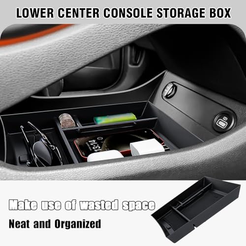 Neepiar Center Console Organizer Compatible with Hyundai Santa Fe 2021 2022 2023 & Santa Fe SEL 2022 2023 Armrest Storage Box Lower Center Console Tray Interior Accessories - Image 5
