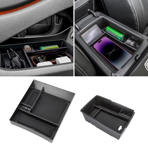 Neepiar Center Console Organizer Compatible with Hyundai Santa Fe 2021 2022 2023 & Santa Fe SEL 2022 2023 Armrest Storage Box Lower Center Console Tray Interior Accessories - Image 1