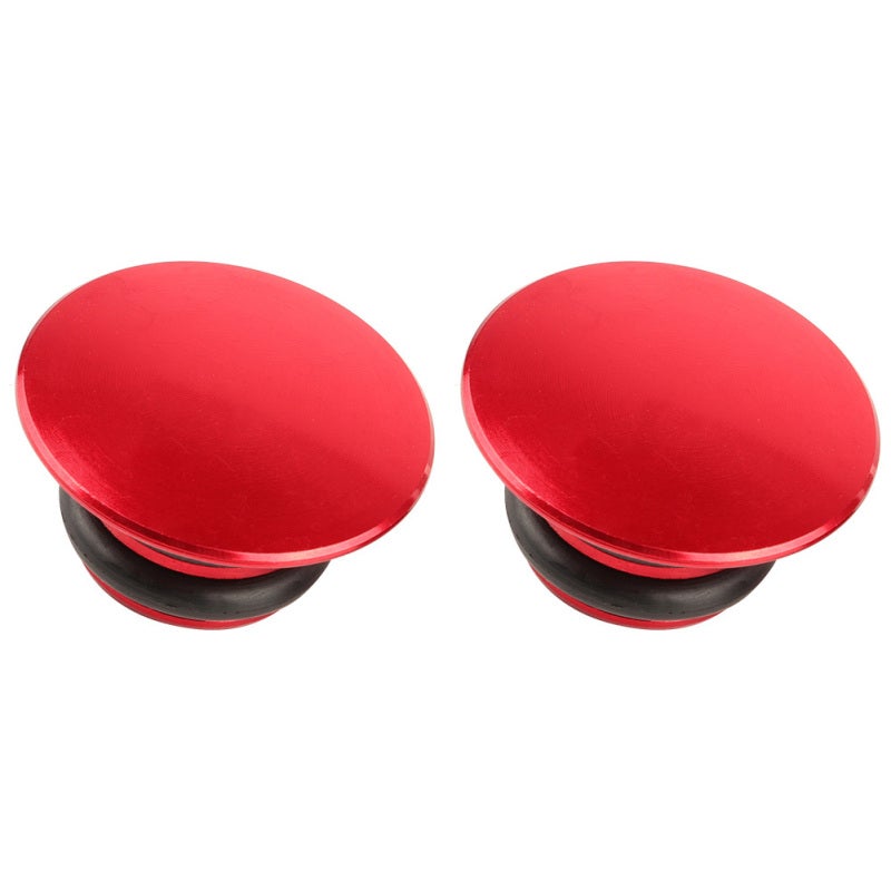 DUUTI Red Bicycle Handlebar End Plugs Aluminum Alloy Sturdy Durable - Rust Proof Long Lasting Bar End Caps for Road Mountain Bike Handlebars - Image 4