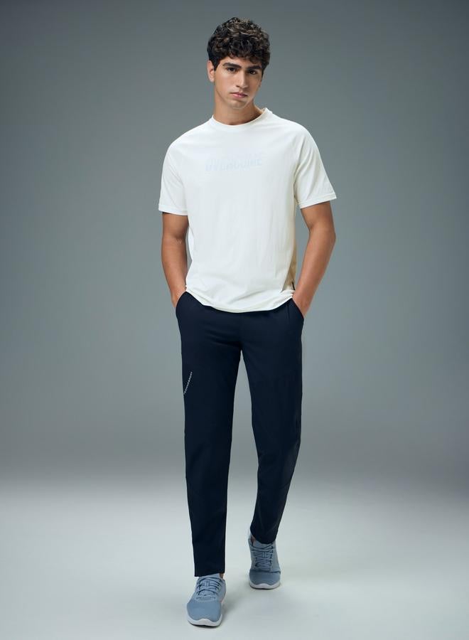 Technosport Men Typography Print Slim Fit T-Shirt - Image 1