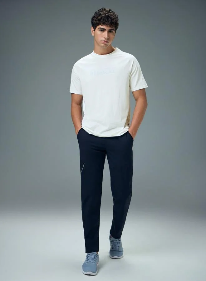 Technosport  Technosport Men Typography Print Slim Fit T-Shirt for Men | Best Price UAE