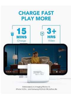 Phone Planet 18W USB Fast Wall Charger Adapter Compatible with Apple iPhone 12/Pro/Max/Mini/SE/11/X XS, iPad Air/Pro, Galaxy S20/Note20/10, HUAWEI P40 White  - Image 4