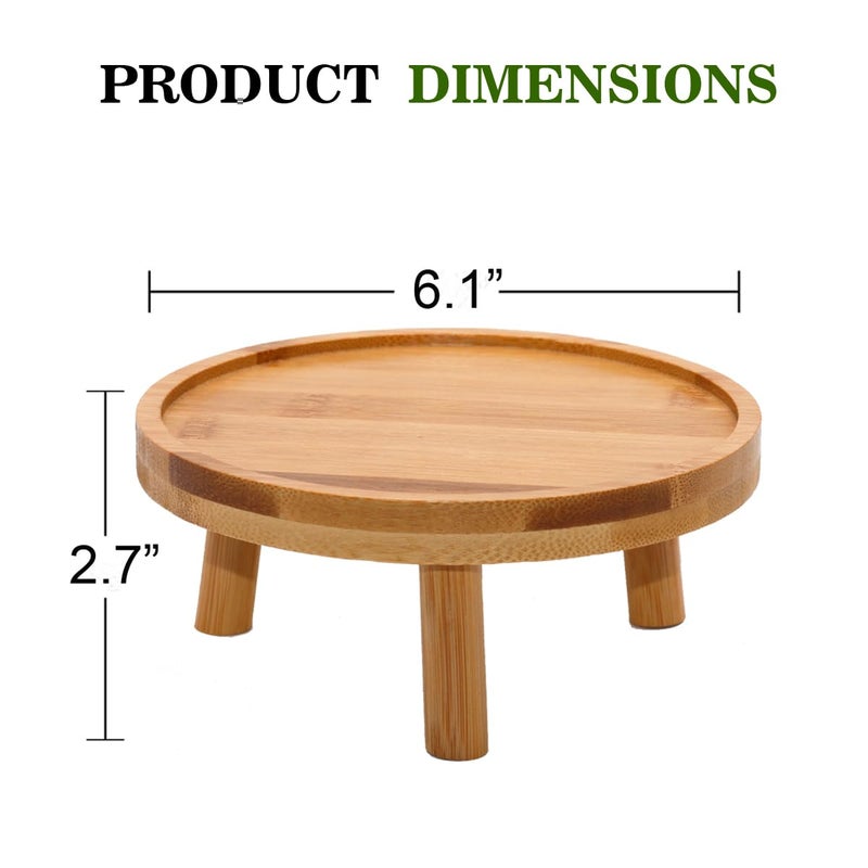 ARTORA Mid Century Modern Plant Stand, Wood Indoor Plant Holder Succulents Plant Pot Raiser Decorative Corner Planter Stand for Small to Medium Plants (Natural 2PCS) - Image 4