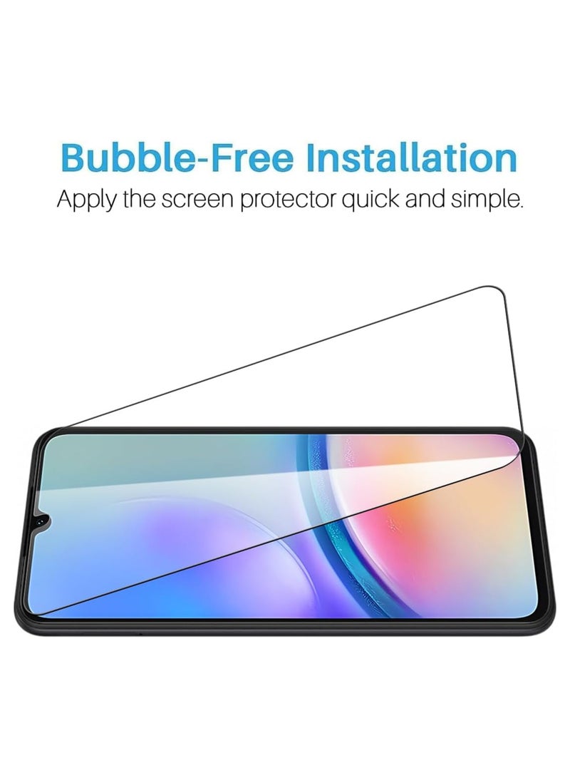 Samsung Galaxy A17 Screen Protector | Tempered Glass Compatible with Samsung Galaxy A17| Screen Protector Full HD Quality Tempered Glass Anti-Scratch Edge to Edge Coverage with Easy Installation Kit - Black - Image 5