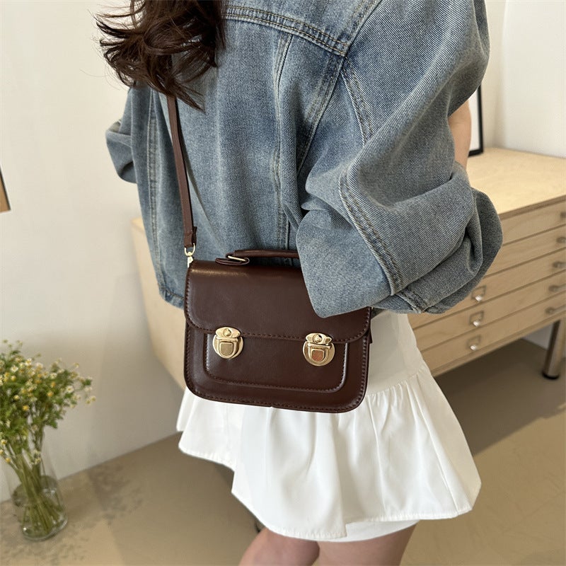 Summer Fashion Stylish Shoulder Bag Niche All-Match Portable Small Square Bag High-End Retro Small Bag For Women - Image 4