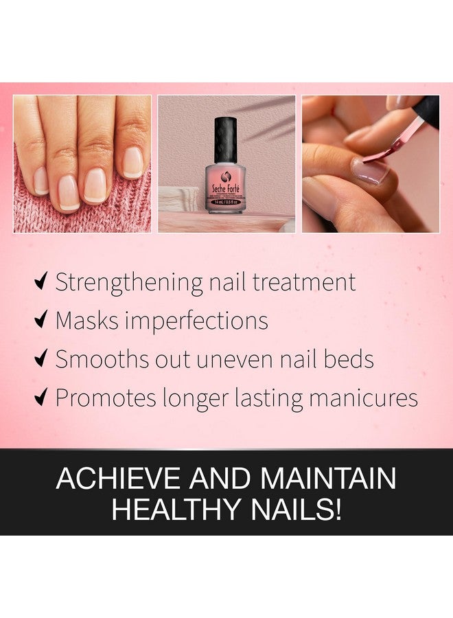 Seche Forte Strengthening Treatment Base Coat with Biotin & Bamboo, 0.5 fl oz - Image 4