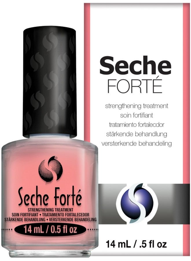 Seche Forte Strengthening Treatment Base Coat with Biotin & Bamboo, 0.5 fl oz - Image 1