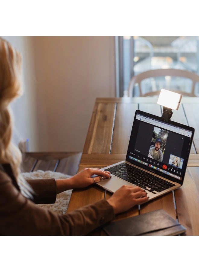 Lume Cube Video Conference Lighting Kit | Live Streaming, Video Conferencing, Remote Working | Lighting Accessory for Laptop, Adjustable Brightness and Color Temperature, Computer Mount Included - Image 2