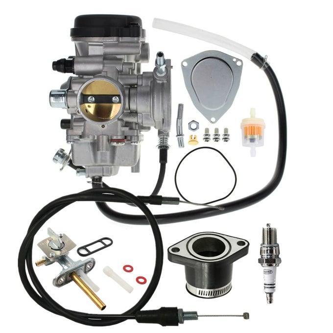 Carburetor Intake Boot Joint With Throttle cable For Yamaha Big Bear 400 Carburetor Kodiak 400 YFM 400 YFM400 20002006 2x4 4x4 Carb