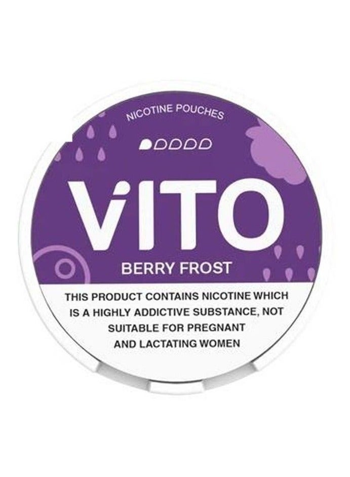 Nicotine Pouch For Quitting Smoking, Berry Frost, 3mg, 20Pcs