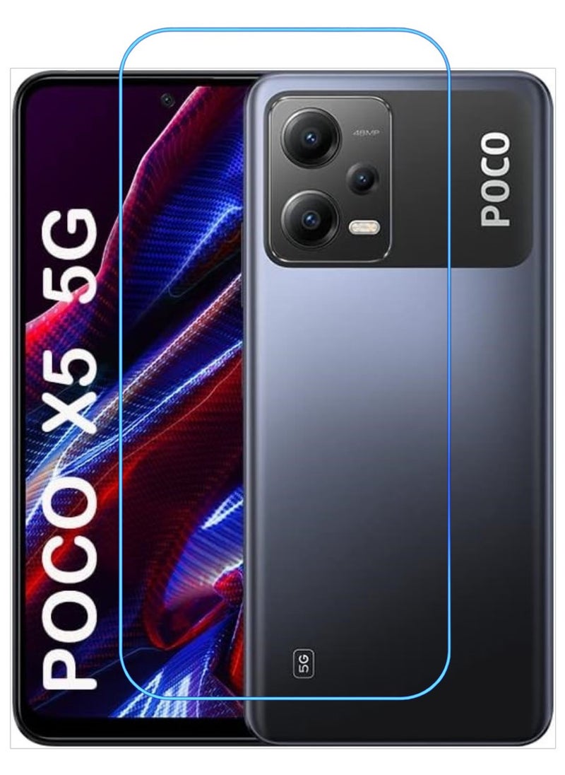 ACLIX Antistatic ESD Dustproof Premium Quality High Definition Clear Tempered Glass Screen Protector Designed For Xiaomi Poco X5 - Image 1