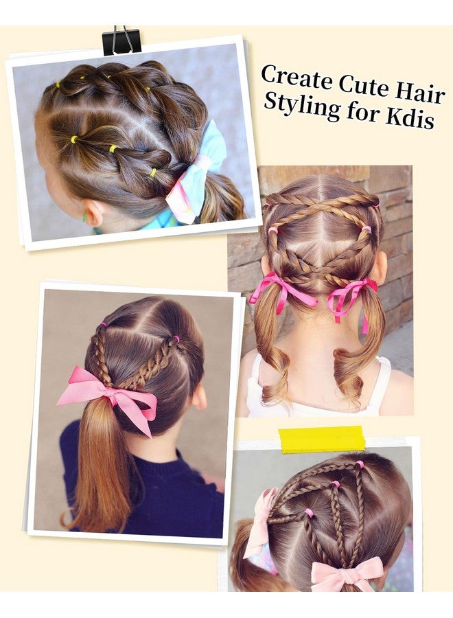 Samnyte Slick Back Hair Brush Set: Hair Wax, Edge Brush, Rat Tail Comb, Bristle Brush, Hair Bun Accessories, Smoothing Brush for Women & Kids - Image 4