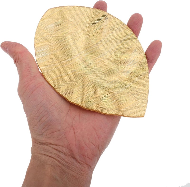 Hotel Towel Tray Set 2pcs Leaf Shape Plastic Hand Towel Holder Water Absorbing Bathroom Countertop Tray and Bath Accessories - Image 4