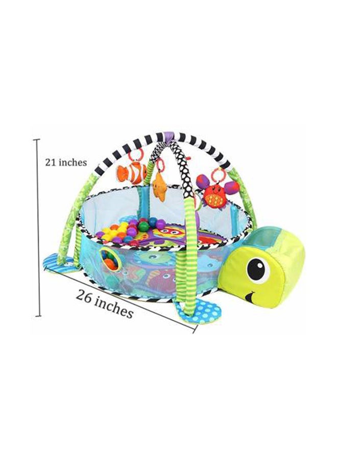 Baby Grow-With-Me Activity Gym, 30 Ball Pit Cotton Cute Turtle And Sea Pals - Image 4