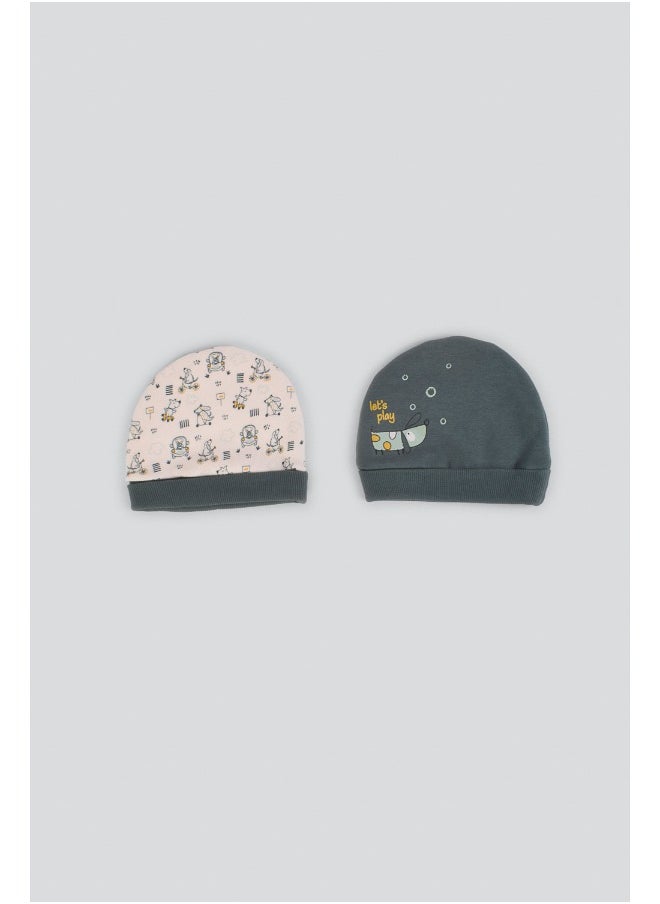 Junior - Baby Boys Beanie P/2 - Image 1