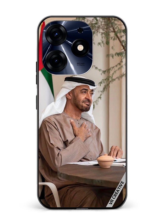 VR CREATIVE Protective Case Cover For Tecno Spark 10 Pro Sheikh Mohamed Bin Zayed Al Nahyan Design Multicolour - Image 1