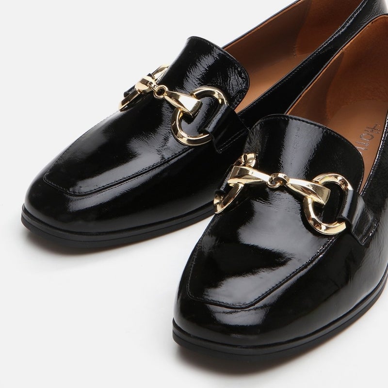 Hotiç 01AYH290990A100 GENUINE Leather Black Women's Loafer  - Image 2