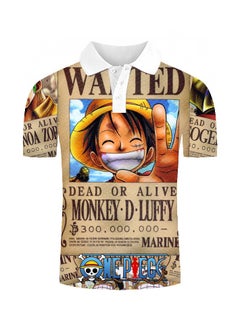KUYING New One Piece Printed Casual Polo Shirt  - Image 1