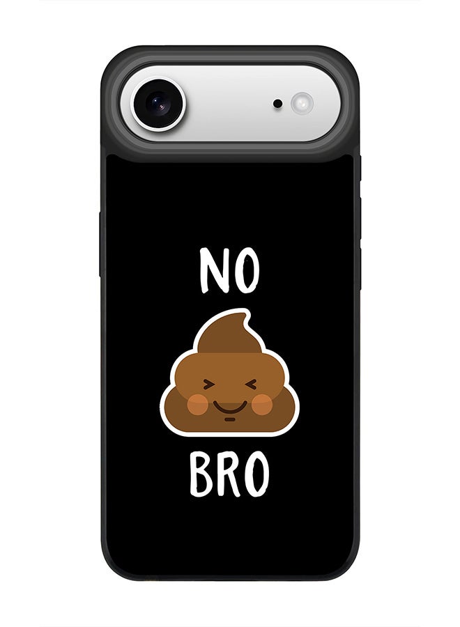 Stylizedd iPhone Air Case, [Compatible with MagSafe] Slim Magnetic cover Phone Case iPhone Air -No shit bro - Image 1