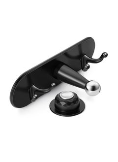Y&D SYOSI Multifunctional Magnetic Door Stop, Stop with Coat Hook Double-Sided Adhesive Tape Wall Mounted No Drilling  - Image 1