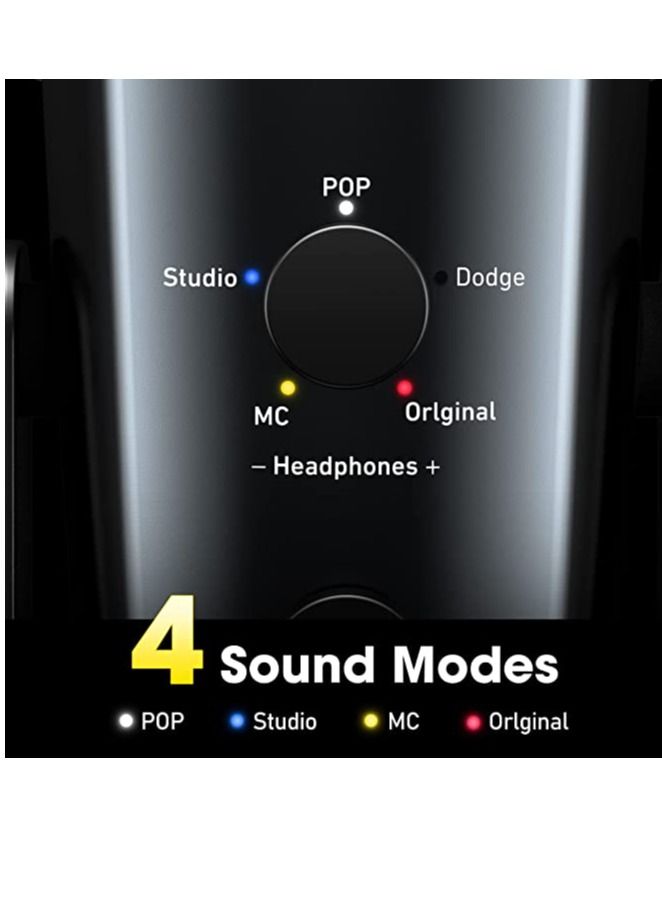 Jmary PW10 Professional Metal Voice Recording Usb Condenser Studio And Podcast Recording Gaming Microphones - Image 3