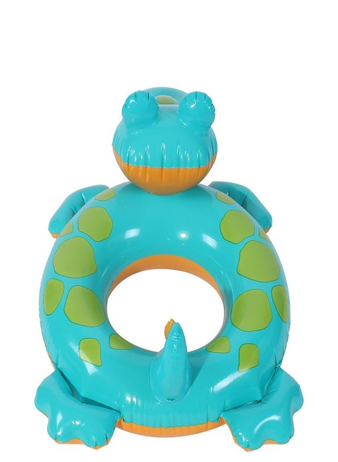 PRISMAXIC Aligator Pool Rings, Baby Pool, Swimming Rings for Kids, Inflatable Tubes, Summer Fun Water Toys for Kids, Party Fun, Beach Outdoor Party Supplies - 28" x 22" (Crocodile Swim Tube) - Image 5