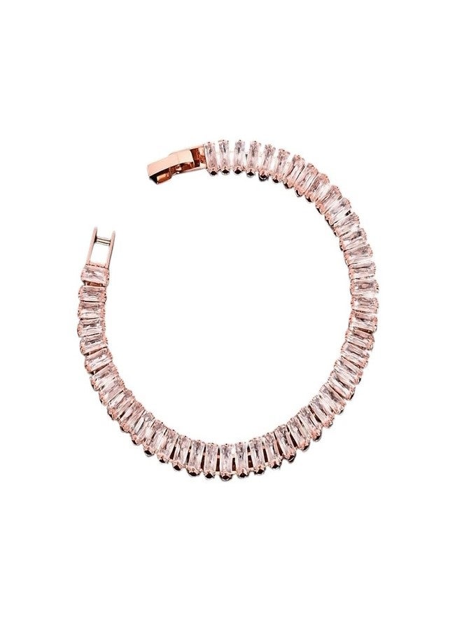 Stylewell Unisex Moissanite Tennis Bracelet Elegant Sparkling Jewelry Gift - Image 1