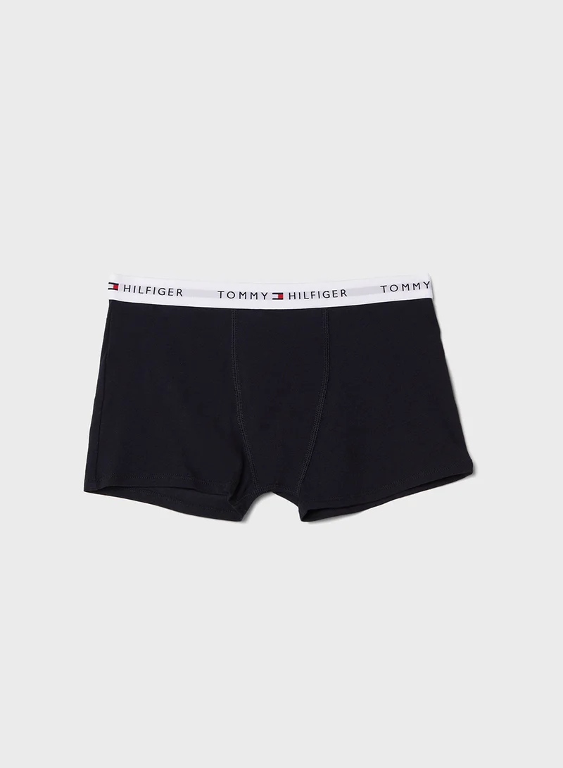 TOMMY HILFIGER Kids 3 Pack Logo Band Trunk