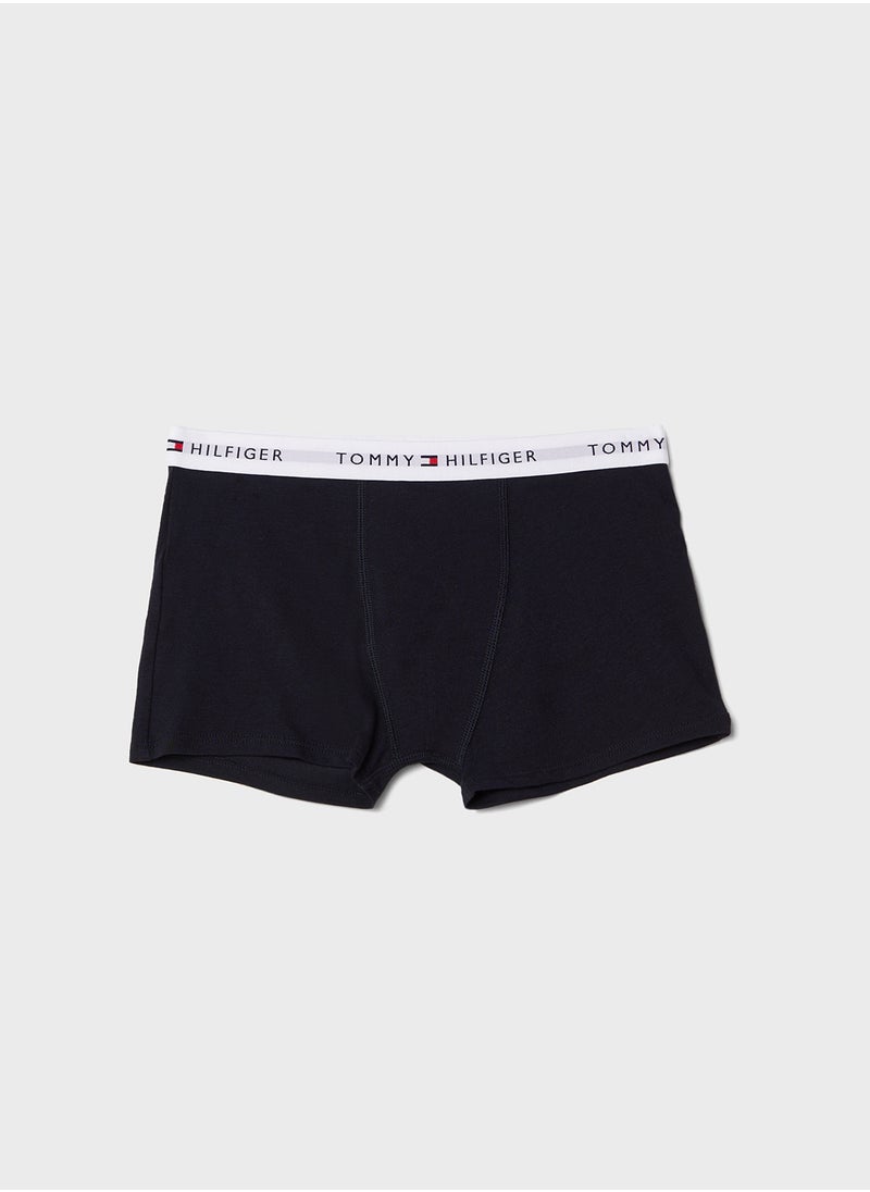 TOMMY HILFIGER Kids 3 Pack Logo Band Trunk  - Image 4
