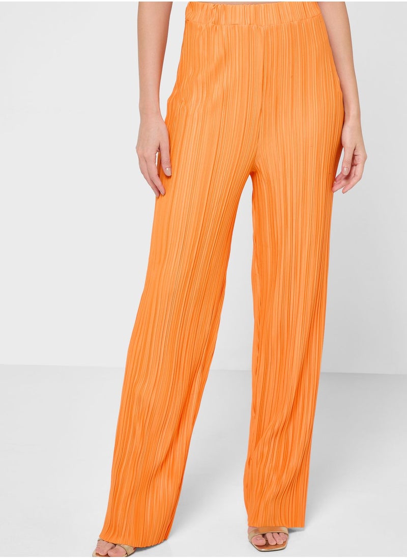 boohoo Strappy Bralette & Wide Leg Pants Set  - Image 4