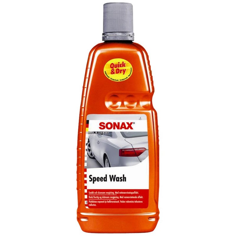 SONAX High Speed Wash Car Shampoo 1L | Quick Drying Water Run-Off Technology | Safe for Paint, Glass, Plastic & Rubber | High Lubrication Scratch-Safe Formula | Art.No.03153000 - Image 5