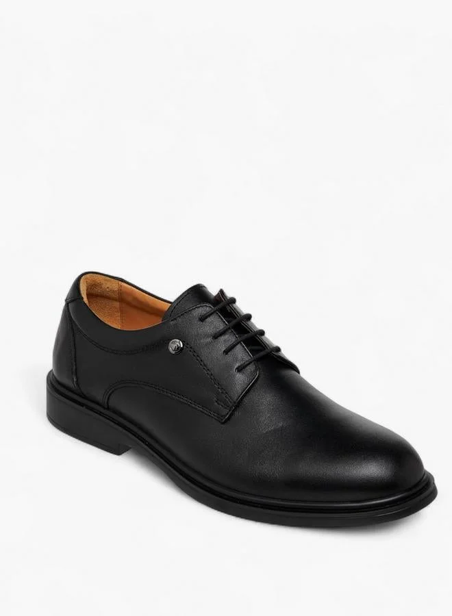 لو كونفورت أحذية ديربي جلد برباط للرجال